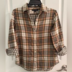 BR Flannel Button-Up Shirt